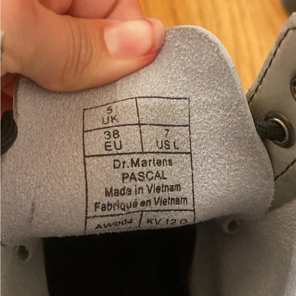 Dr. Martens Silver Women's Boots - Picture 7 of 8